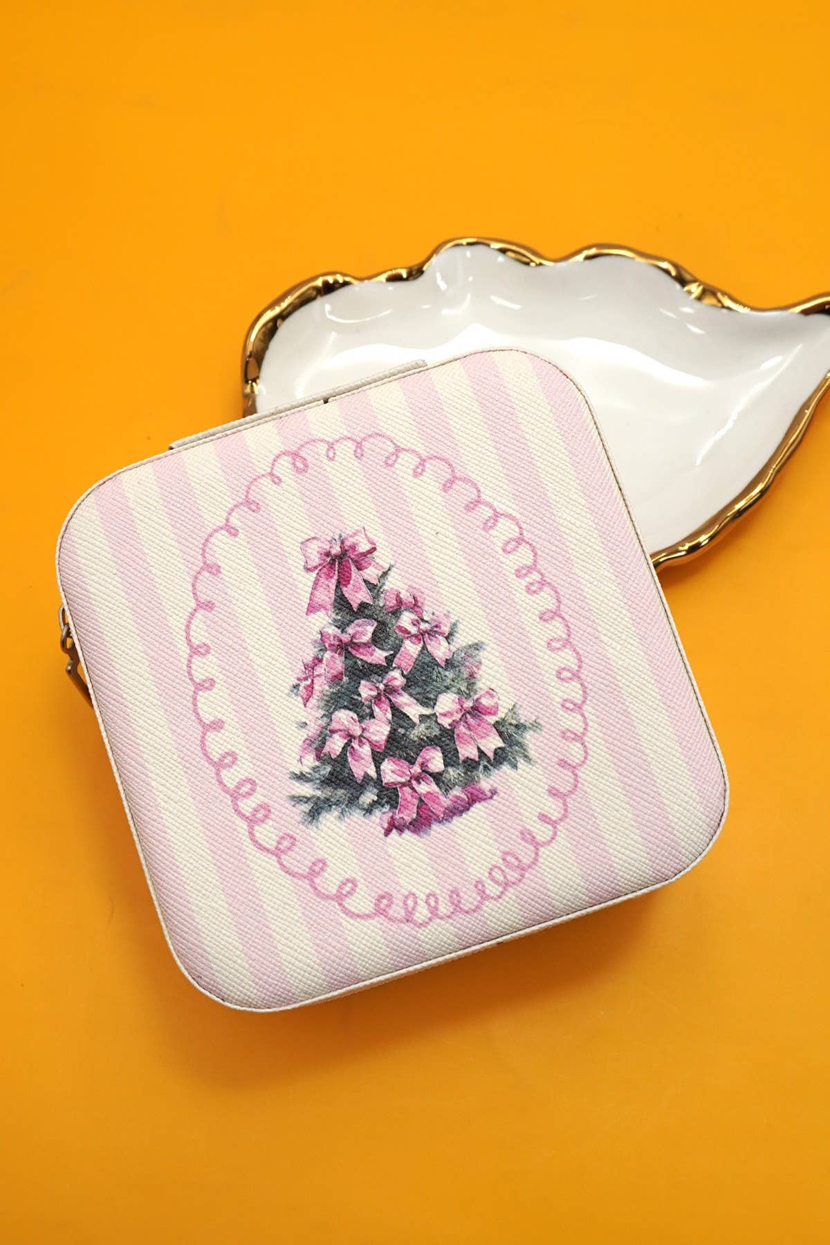 DESIGNED JEWELRY ORGANIZER TRAVEL BOX CASE