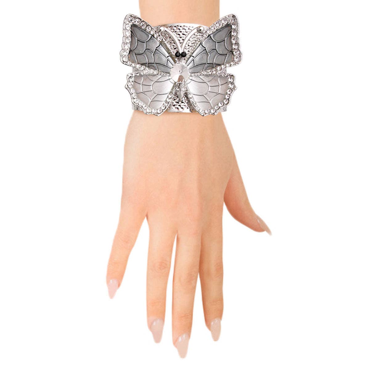 Rigid Metal Butterfly Cuff