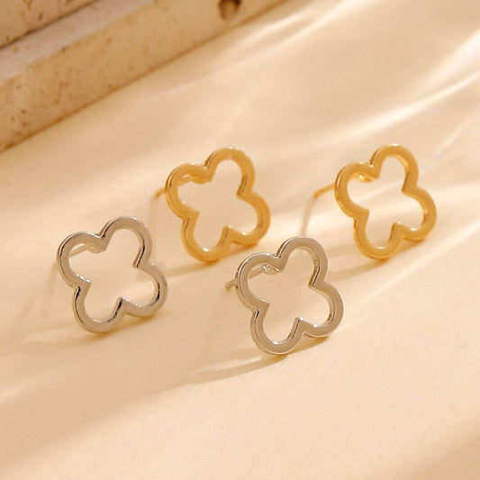 18K Stainless Steel Tarnish Free Waterproof Clover