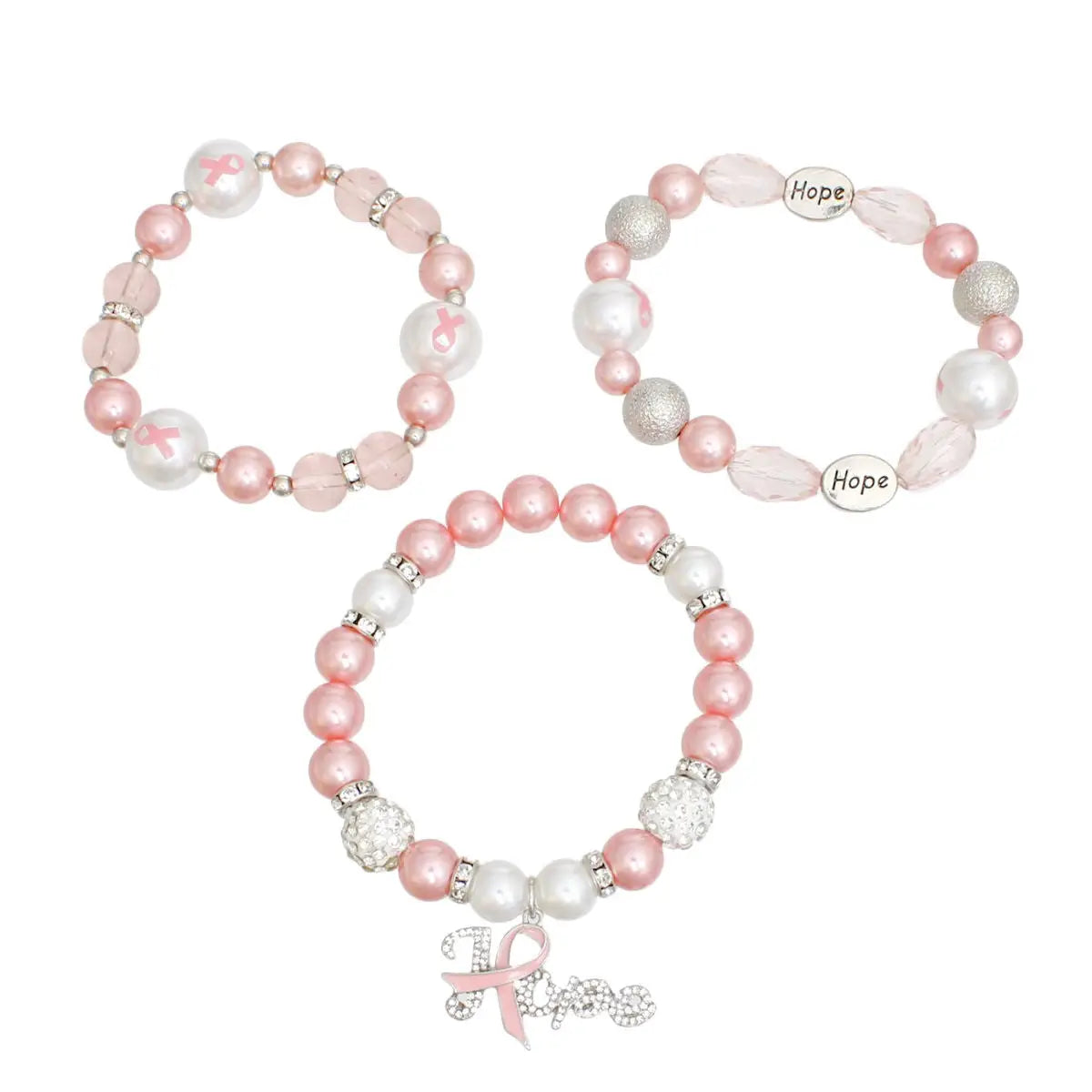 Light Pink Breast Cancer Hope Set