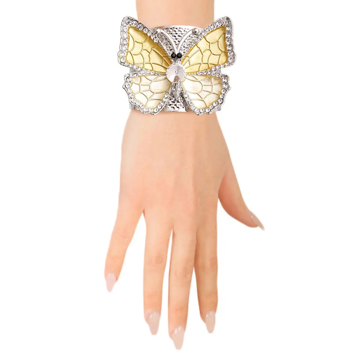 Rigid Metal Butterfly Cuff