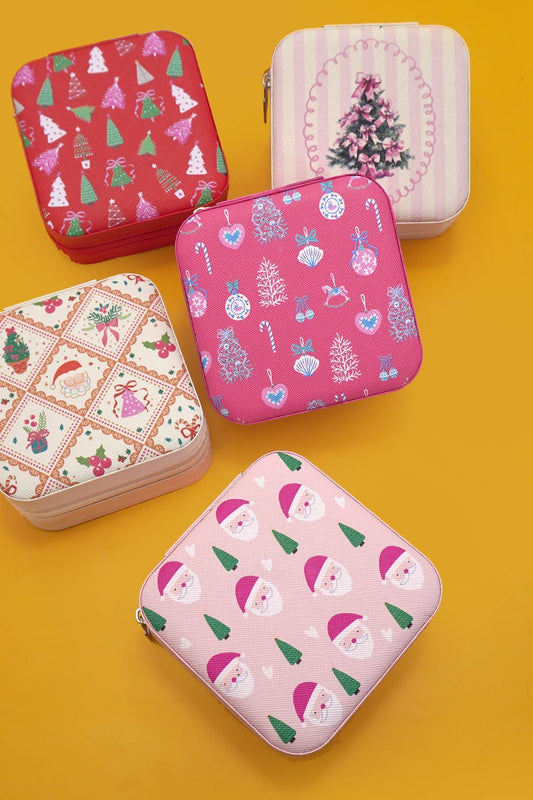 DESIGNED JEWELRY ORGANIZER TRAVEL BOX CASE