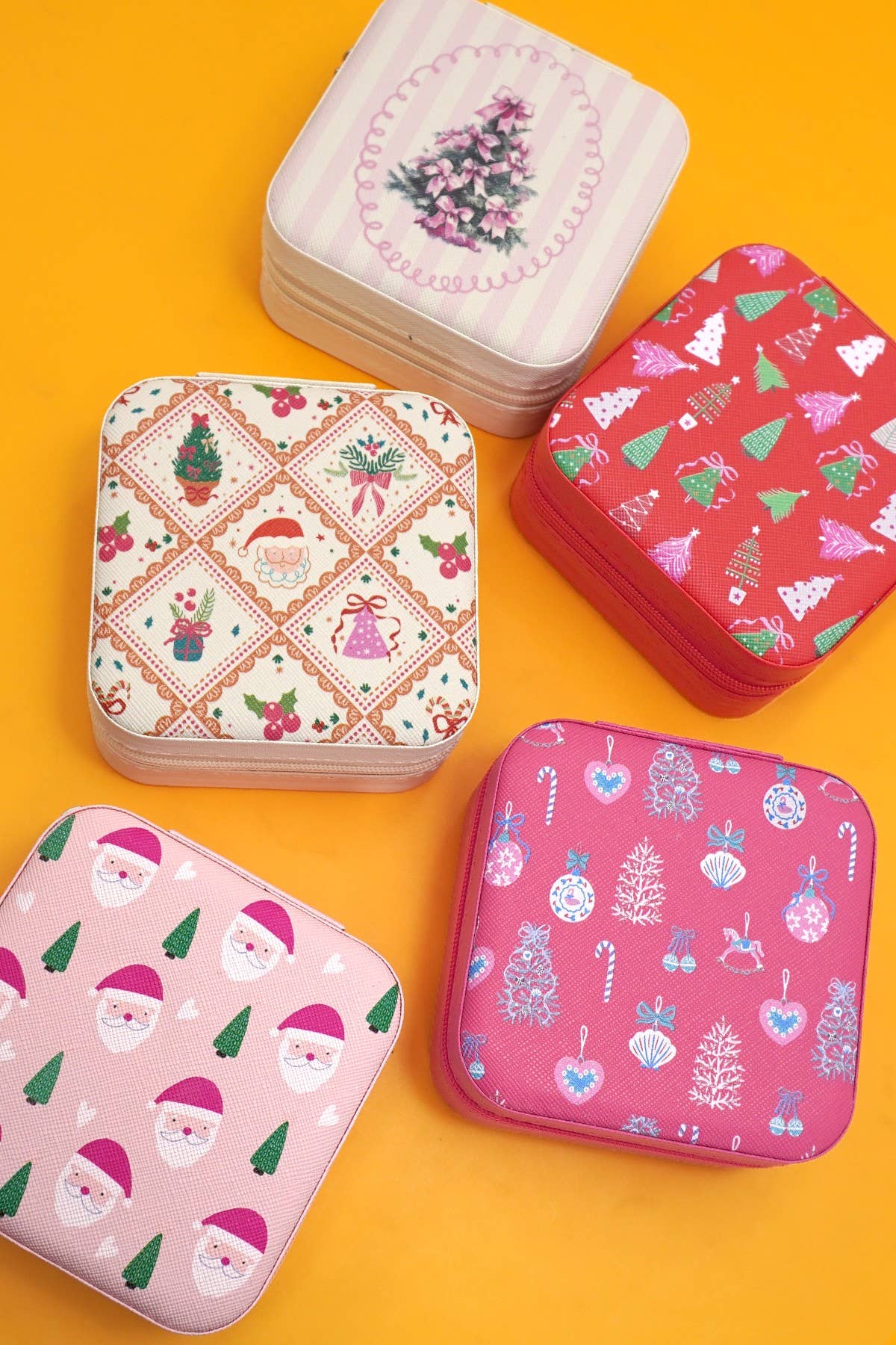 DESIGNED JEWELRY ORGANIZER TRAVEL BOX CASE