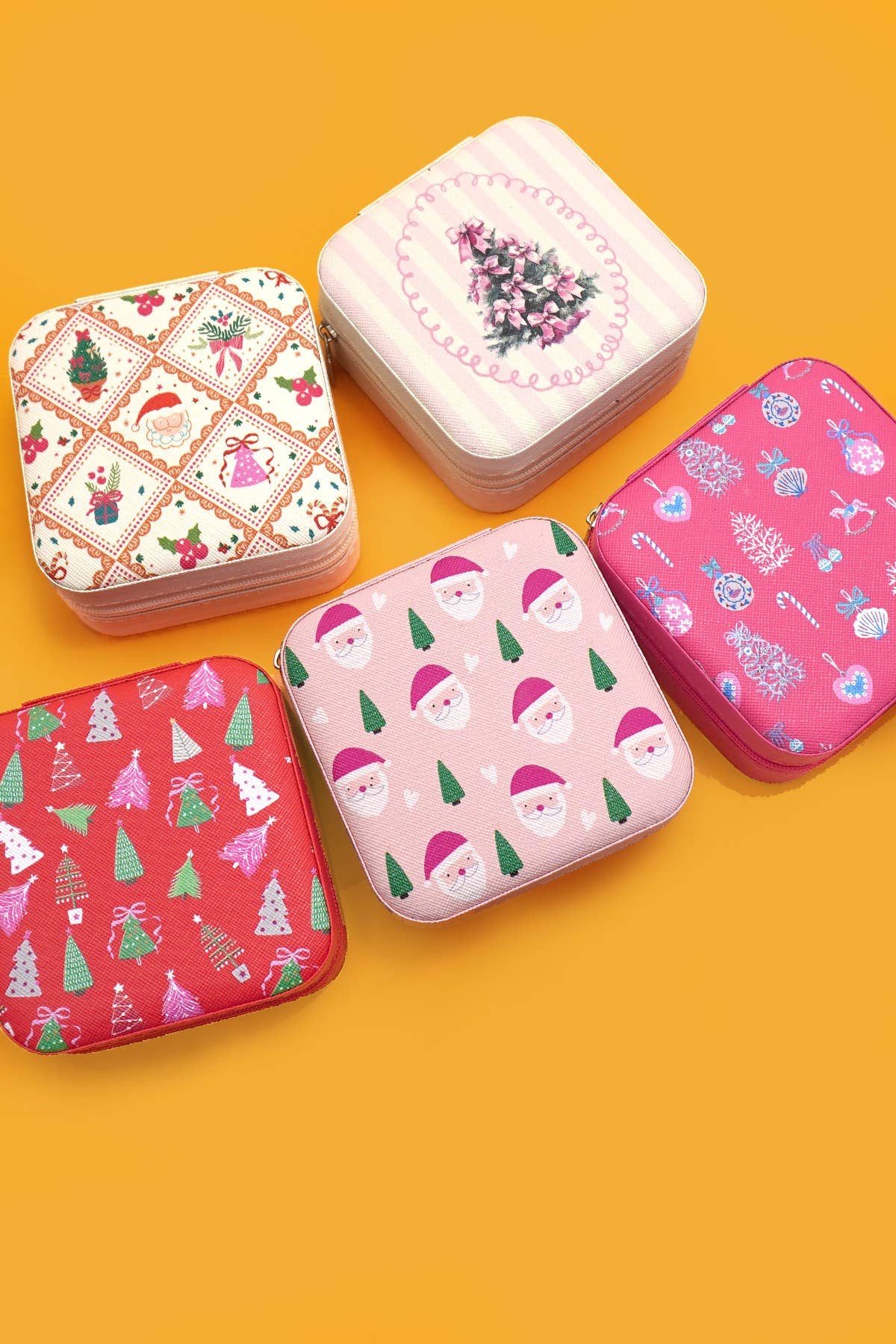 DESIGNED JEWELRY ORGANIZER TRAVEL BOX CASE